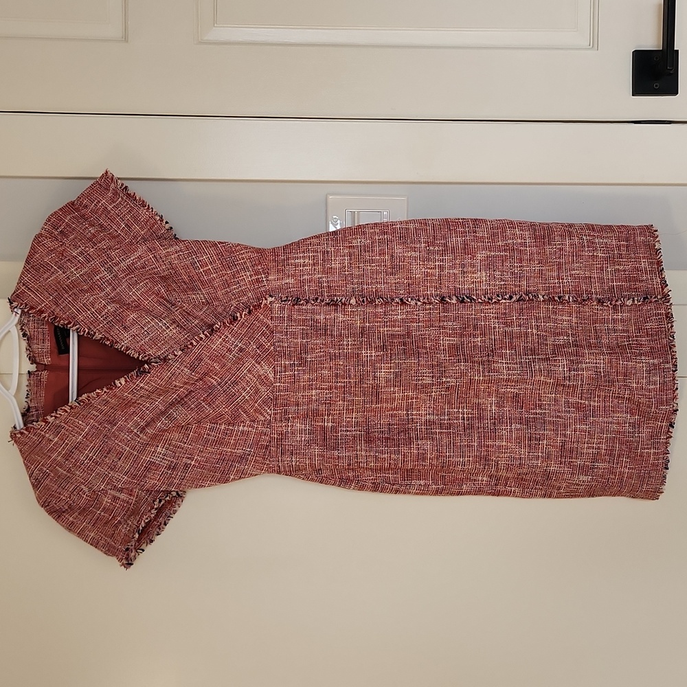 Banana Republic Pink Tweed Dress